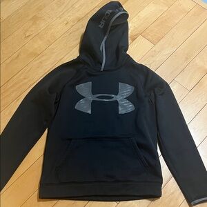 2/$30 Youth Under Armour Charcoal and Black Pullover Hoodie